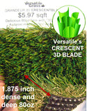 TAG#399 Grandeur 80 Crescentblade Synthetic Artificial Grass 4ft x 11ft5 Elm