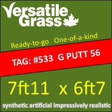 TAG#533 Grandeur PUTT 56 Synthetic Artificial Grass 7ft11 x 6ft7 Elm