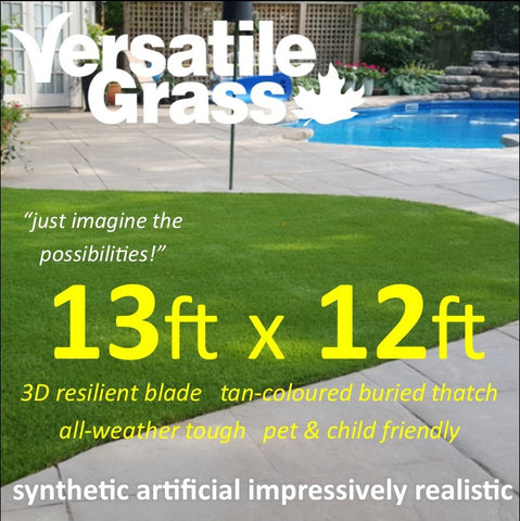 13ft x 12ft Multi Usage Synthetic Artificial Grass