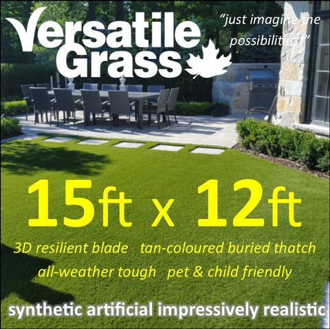 15ft x 12ft Multi Usage Synthetic Artificial Grass
