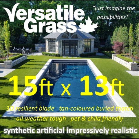 15ft x 13ft Multi Usage Synthetic Artificial Grass