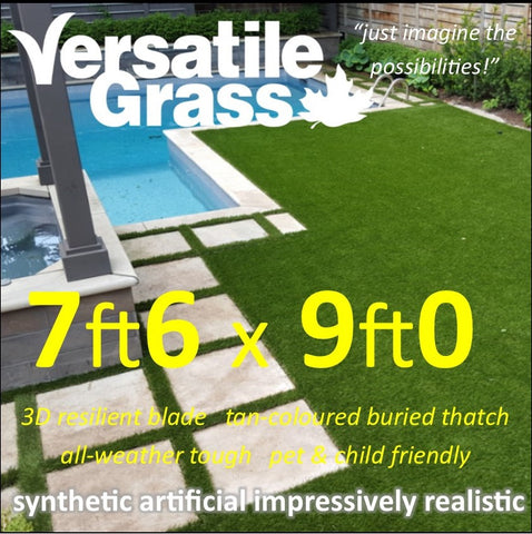 7ft6 x 9ft Multi Usage Synthetic Artificial Grass