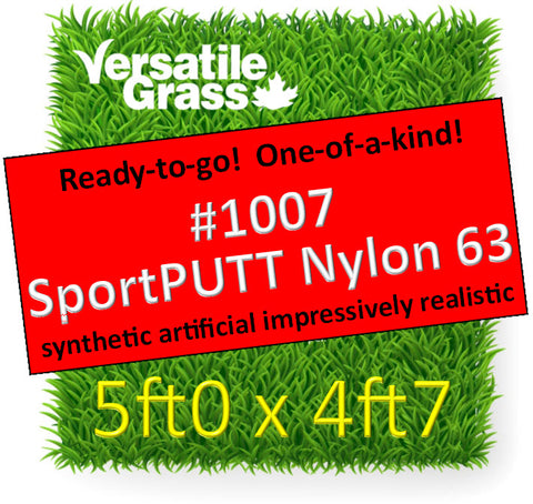 Piece #1007 SportPUTT Nylon 63 5ft0 x 4ft7 Synthetic Artificial Grass ELM