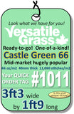 Piece #1011 Castle Green 66 3ft3 x 1ft9 synthetic artificial grass ELM