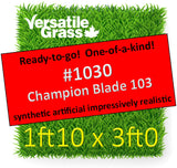 Piece #1030 Champion Blade 103 1ft10 x 3ft0 synthetic artificial grass SSTOR