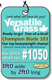 Piece #1050 Champion Blade 103 3ft0 x 2ft0 synthetic artificial grass ELM