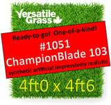 Piece #1051 Champion Blade 103 4ft0 x 4ft6 synthetic artificial grass ELM