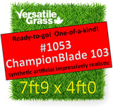 Piece #1053 Champion Blade 103 7ft9 x 4ft0 synthetic artificial grass ELM