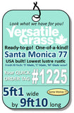 Piece #1225 Santa Monica 77  5ft1 x 9ft10 synthetic artificial grass ELM