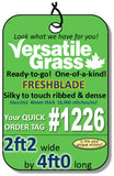 Piece #1226 Freshblade  2ft2 x 4ft0 synthetic artificial grass ELM