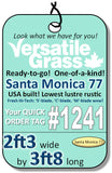 Piece #1241 Santa Monica 77 2ft3 x 3ft8 synthetic artificial grass  ELM