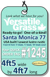 Piece #1245 Santa Monica 77 4ft5 x 4ft7 synthetic artificial grass  ELM