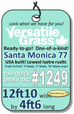 Piece #1249 Santa Monica 77  12ft10 x 4ft6 synthetic artificial grass SSTOR