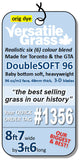 Piece #1356 DoubleSOFT 96 8ft7 by 3ft6 synthetic artificial grass  SSTOR
