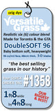 Piece #1358 DoubleSOFT 96 1ft8 by 4ft8 synthetic artificial grass  SSTOR