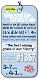 Piece #1367 DoubleSOFT 96 3ft7 by 4ft1 synthetic artificial grass  SSTOR