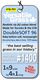 Piece #1400 DoubleSOFT 96 1ft9 by 4ft1 synthetic artificial grass  SSTOR