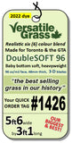 Piece #1426 DoubleSOFT 96  5ft6 by 3ft1 synthetic artificial grass SSTOR