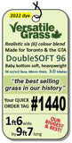 Piece #1440 DoubleSOFT 96   1ft6 x 9ft7 synthetic artificial grass SSTOR