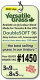 Piece #1450 DoubleSOFT 96  3ft9 x 8ft5 synthetic artificial grass SSTOR