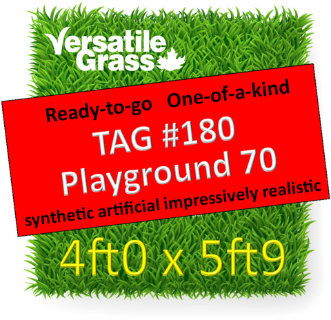 TAG#180 Playground 70 Synthetic Artificial Grass 4ft x 5ft9 SStor