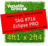 TAG#716 Eclipse Pro Synthetic Artificial Grass 4ft1 x 2ft4 Elm
