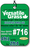 TAG#716 Eclipse Pro Synthetic Artificial Grass 4ft1 x 2ft4 Elm