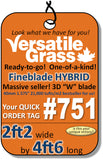 TAG#751 FineBlade Hybrid Synthetic Artificial Grass 2ft2 x 4ft6 Elm
