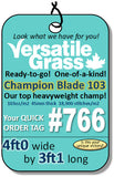 TAG#766 Champion Blade 103 Synthetic Artificial Grass 4ft x 3ft1 Elm