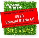 Piece #920 Special Blade 66 Synthetic Artificial Grass 8ft1 x 4ft3 Elm