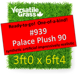 Piece #939 Palace Plush 90 Synthetic Artificial Grass  3ft0 x 6ft4  SStor