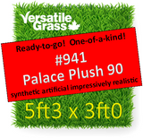 Piece #941  Palace Plush 90  Synthetic Artificial Grass 5ft3 x 3ft0  SStor