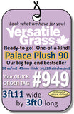 Piece #949 Palace Plush 90  Synthetic Artificial Grass 3ft11 x 3ft0 Elm
