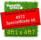 Piece #972 Special Blade 66 4ft1 x 4ft7 Synthetic Artificial Grass SStor