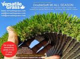 Piece #1419 DoubleSOFT 96  3ft0 by 5ft0 synthetic artificial grass SSTOR