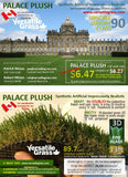 Piece #899 Palace Plush 90 Synthetic Artificial Grass 1ft8 x 3ft7 Elm
