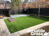 Piece #1265 Refined Gold 82  12ft10 x 4ft2 synthetic artificial grass SSTOR