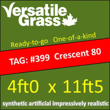 TAG#399 Grandeur 80 Crescentblade Synthetic Artificial Grass 4ft x 11ft5 Elm