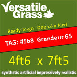 TAG#568 Grandeur 65 Synthetic Artificial Grass 4f6 x 7ft5 Elm