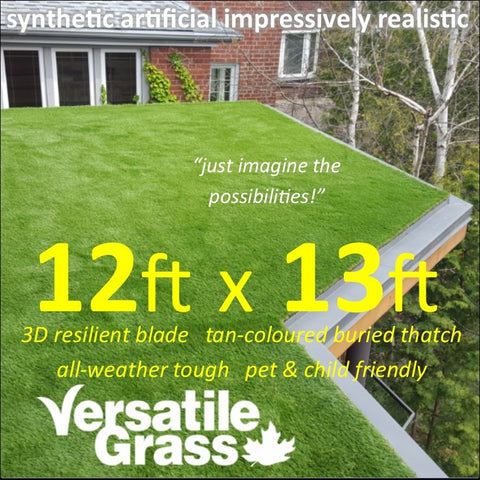 12ft x 13ft Multi Usage Synthetic Artificial Grass