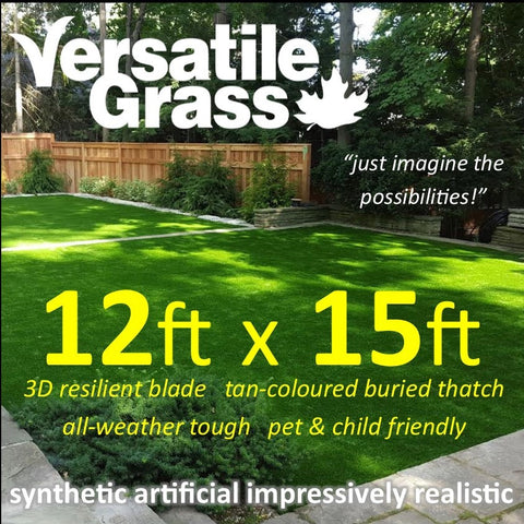 12ft x 15ft Multi Usage Synthetic Artificial Grass