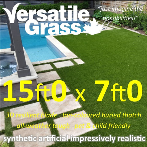 15ft x 7ft Multi Usage Synthetic Artificial Grass