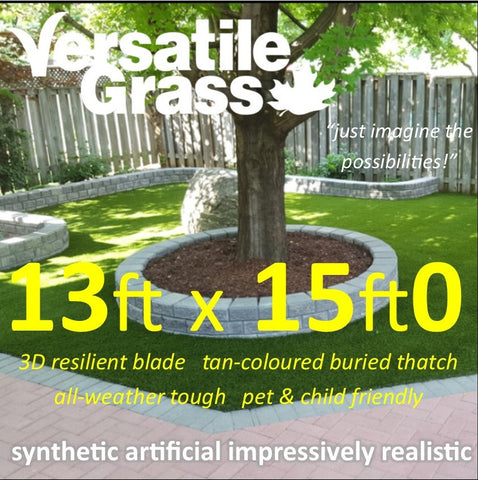 13ft x 15ft Multi Usage Synthetic Artificial Grass