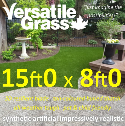 15ft x 8ft Multi Usage Synthetic Artificial Grass