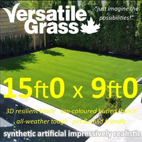 15ft x 9ft Multi Usage Synthetic Artificial Grass