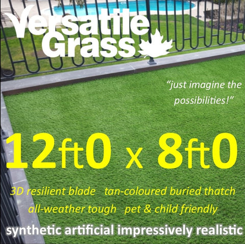 12ft x 8ft Multi Usage Synthetic Artificial Grass