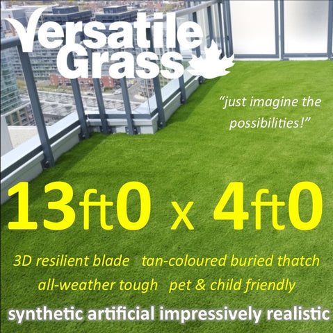13ft x 4ft Multi Usage Synthetic Artificial Grass