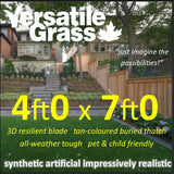 4ft x 7ft Multi Usage Synthetic Artificial Grass