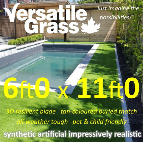 6ft x 11ft Multi Usage Synthetic Artificial Grass