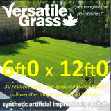 6ft x 12ft Multi Usage Synthetic Artificial Grass